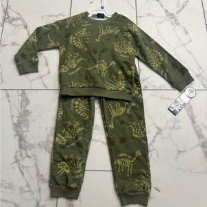 Kids Dino Adventure Matching Set - Olive